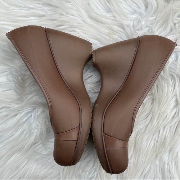 Crocs wedge heel Lena women’s size 7 slip on - Picture 2 of 6